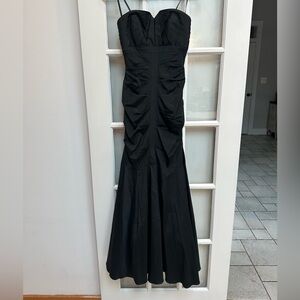 Vintage Cache Y2K Taffeta Mermaid Formal Gown Prom Gala Dress Size 4 Small S